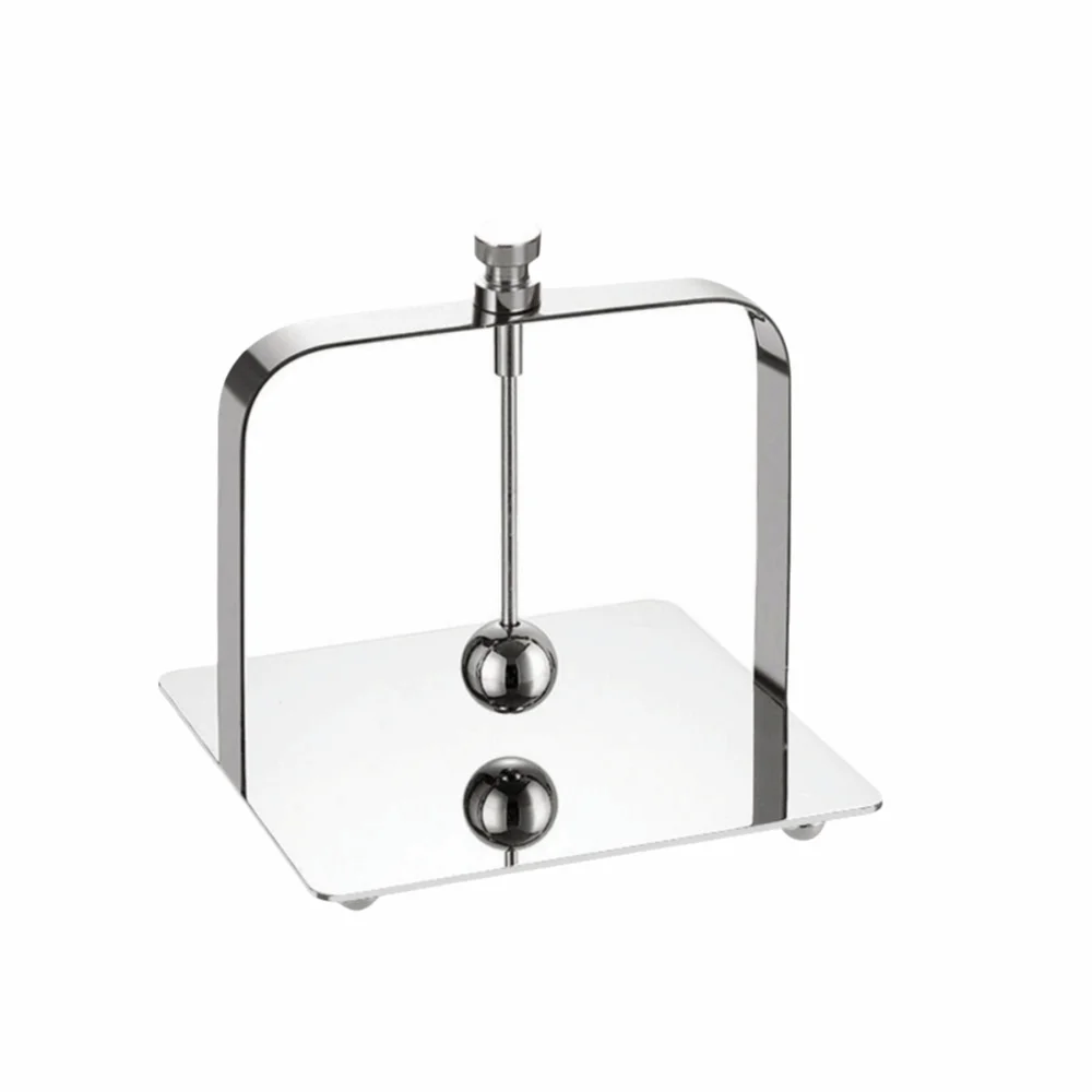

Stainless Steel Paper Towel Holder Square Base Space Saving Napkin Holder Freestanding European Deluxe Tissue Holder Restaurant