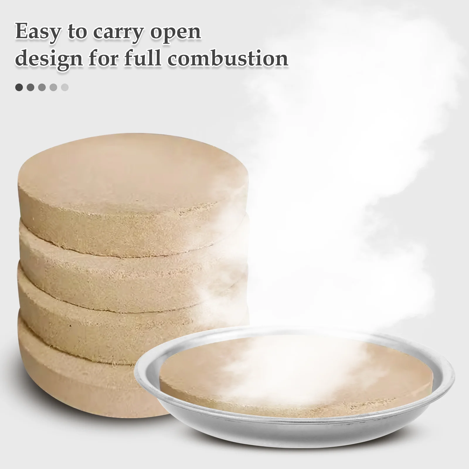 10 قطعة الفولاذ المقاوم للصدأ الدخان بيليه لوحة 8 سنتيمتر مقاومة للحرارة المؤثرات الخاصة صينية للتصوير الفوتوغرافي إنتاج الفيلم تصرح الدعامة #4