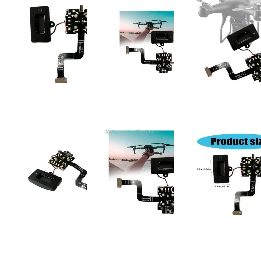 

E74D Board Plate with Speaker Module Assembly Component Set for UAV Repair
