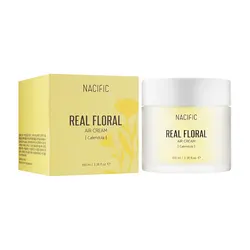 Nacific Real Floral Air Cream Calendula 100ml Face Serum Moisturizing Nourishing Reduce Wrinkles Brightening Korean Cosmetics