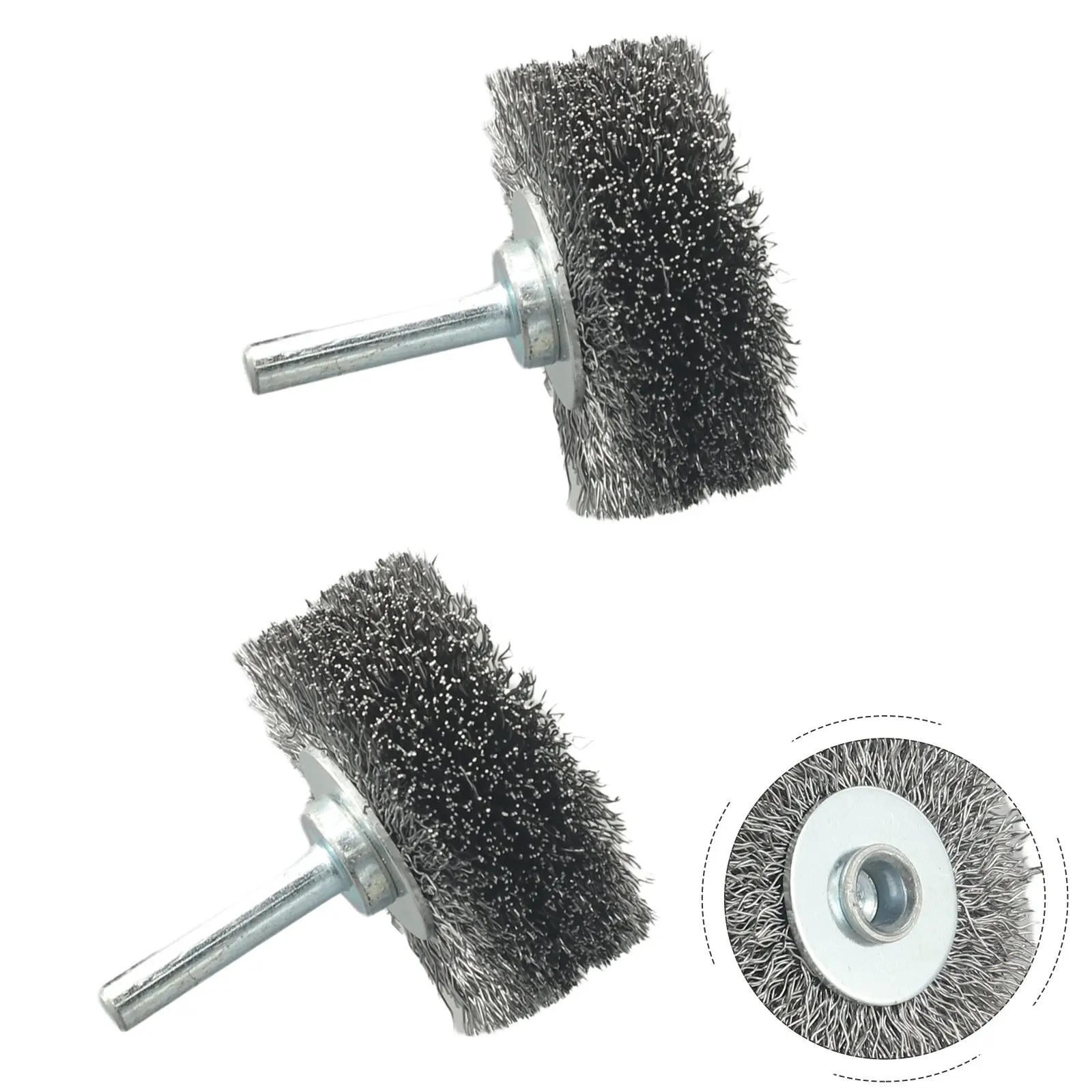 

Tools Wire Brush For Chuck Electric Drill Rotary Tool Stainless Steel Wire Wheel 1/4\" Shank For Die Grinder Drill