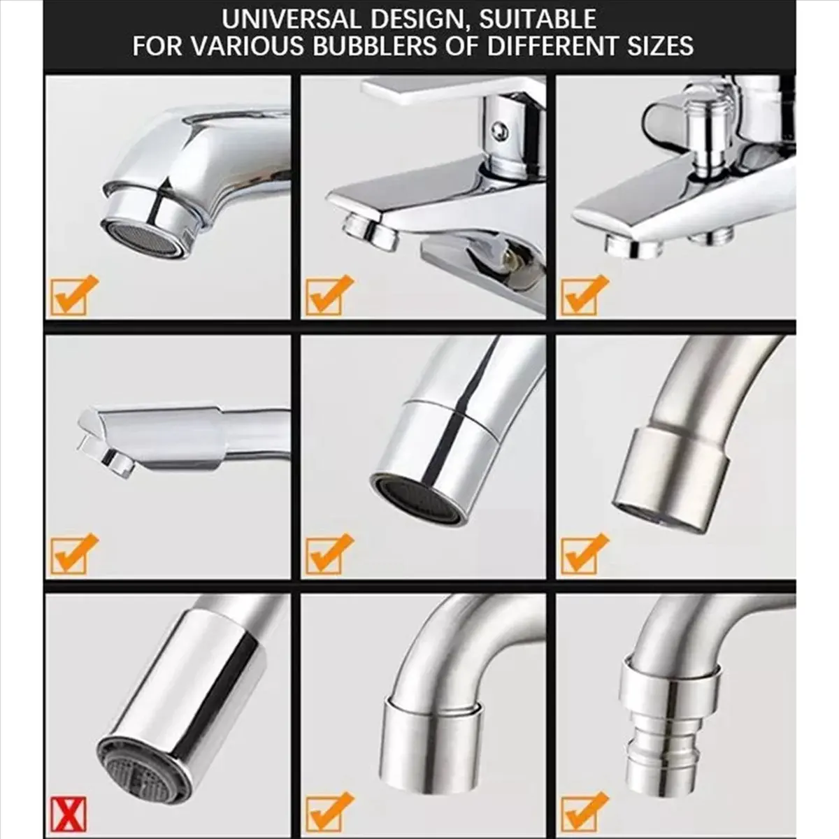 *Great 2X Faucet Aerator Wrench Multifunctional Water Pipe Wrench Basin Bottom Pliers Sleeve Bathroom Faucet Sink