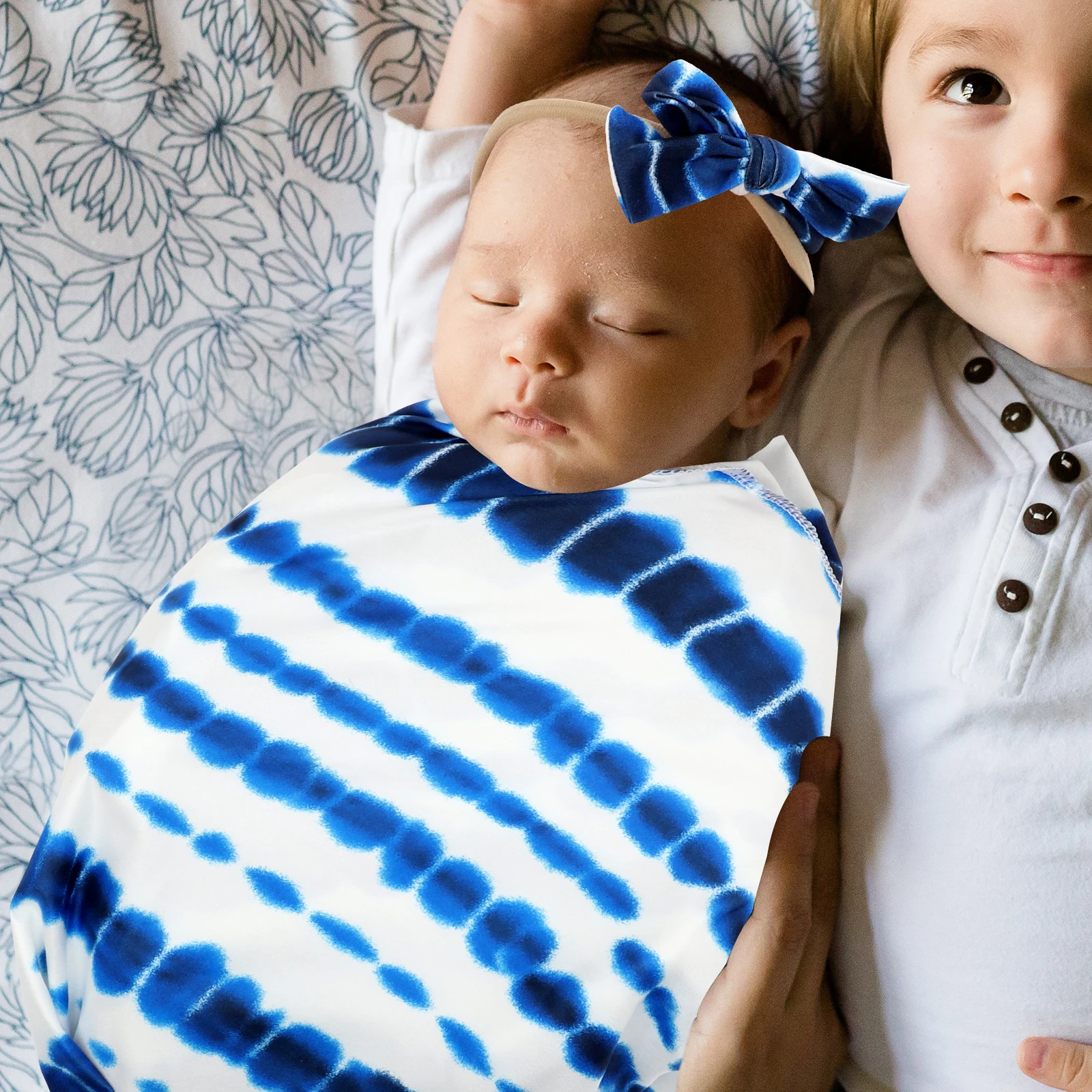 طفل التفاف قماط بطانية عقال مجموعة الرضع حديثي الولادة فتاة البوليستر الراحة أنيق عملي ديكور ملحق آمن