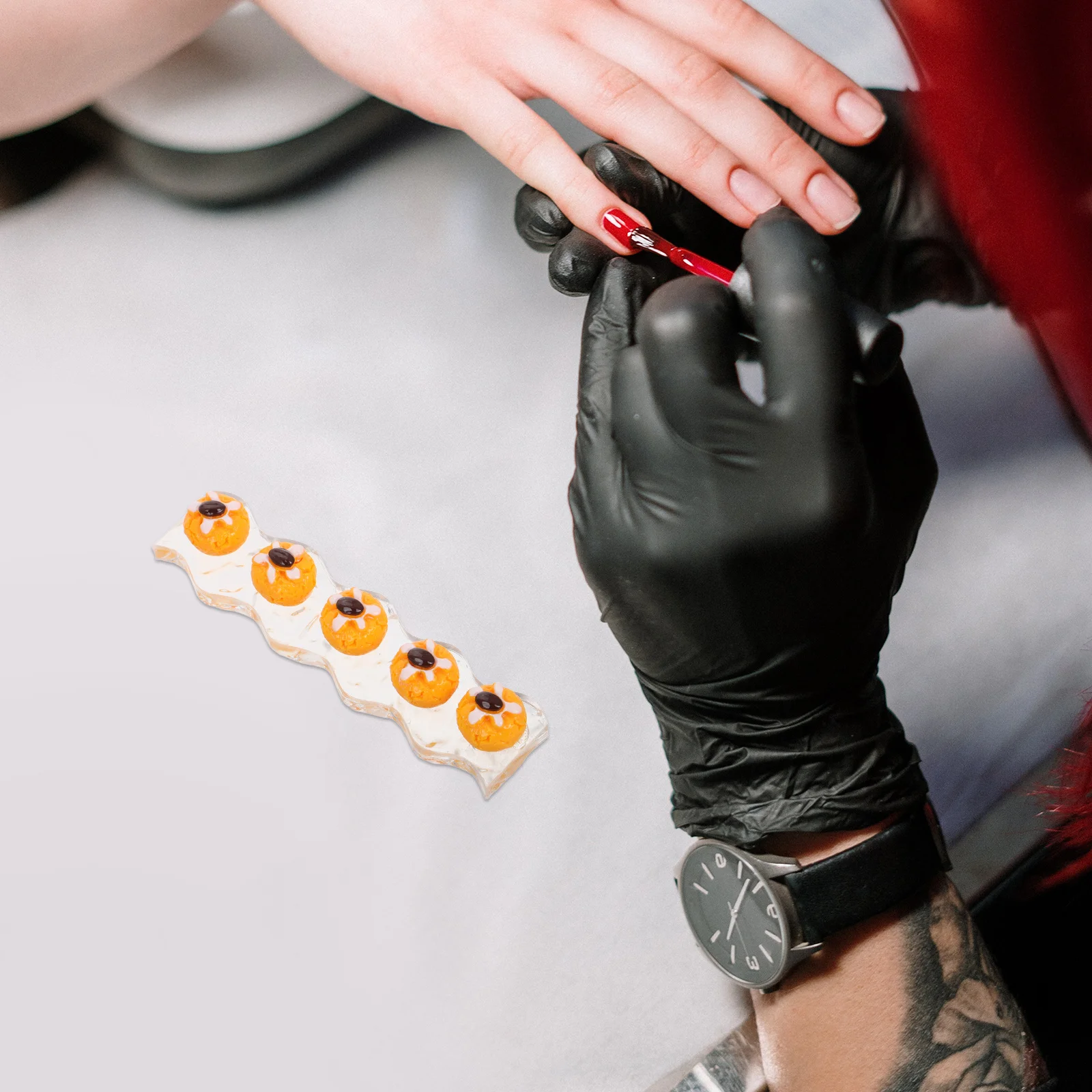 

Держатель для акриловой ручки, органайзер для кистей для дизайна ногтей, прочная настольная подставка для маникюрных инструментов, ручки для бровей, кисти для макияжа