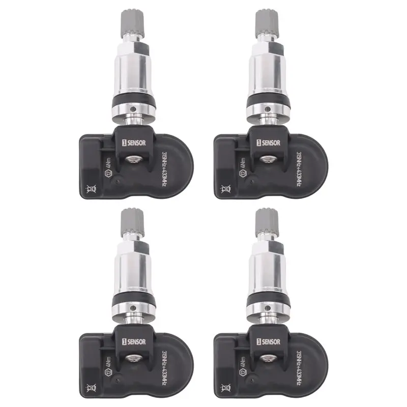 A95E-4Pcs Programmable MX Sensor For Autel Tool TS408 TS508 ITS600 315MHZ+433Mhz 2 In 1 TPMS Tire Pressure Sensor Monitor