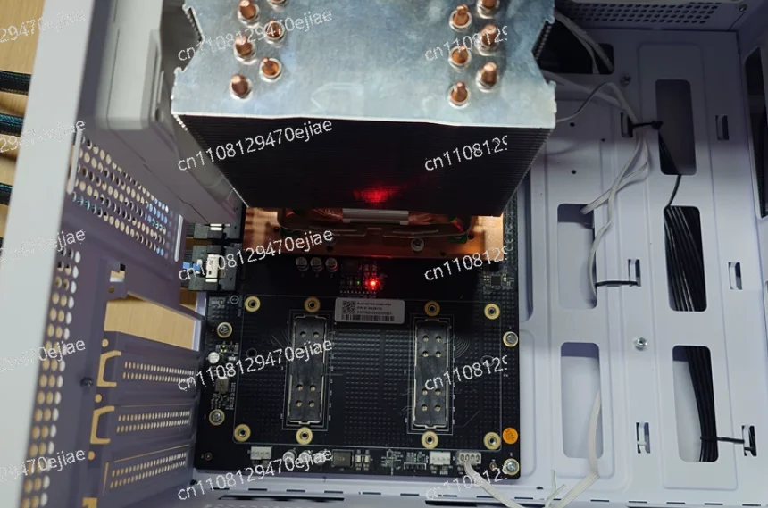 Carte adaptatrice V100 SXM2 vers PCIe avec PLX8749 NVLink Lite, boîtier d'extension GPU double carte pour accélérateur V100 32 Go/16 Go SXM2