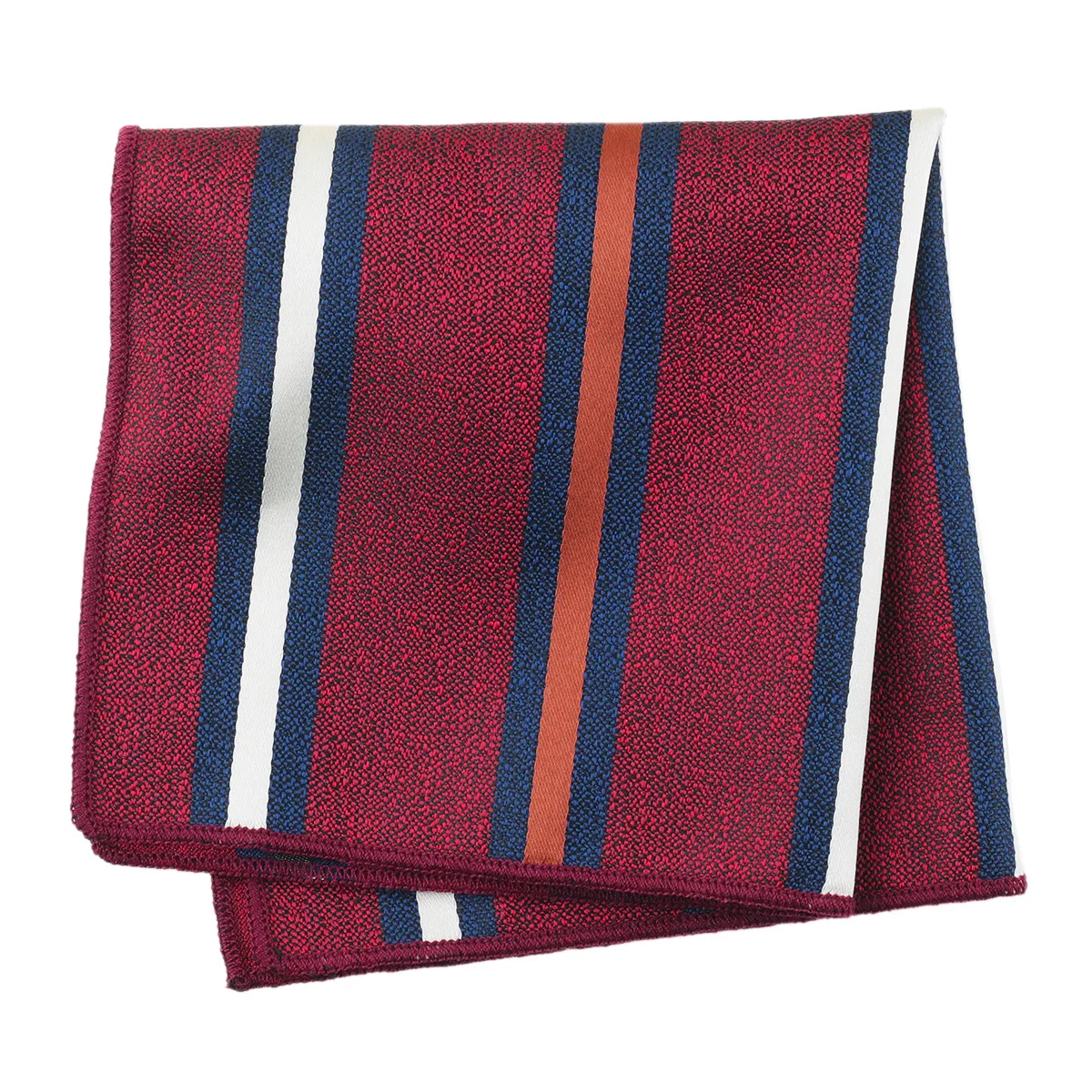 Toalla de bolsillo para hombre, tejido de hilo de seda de poliéster, Jacquard, 23x23cm, traje, toalla cuadrada, etiqueta de boda a rayas, 5 uds.