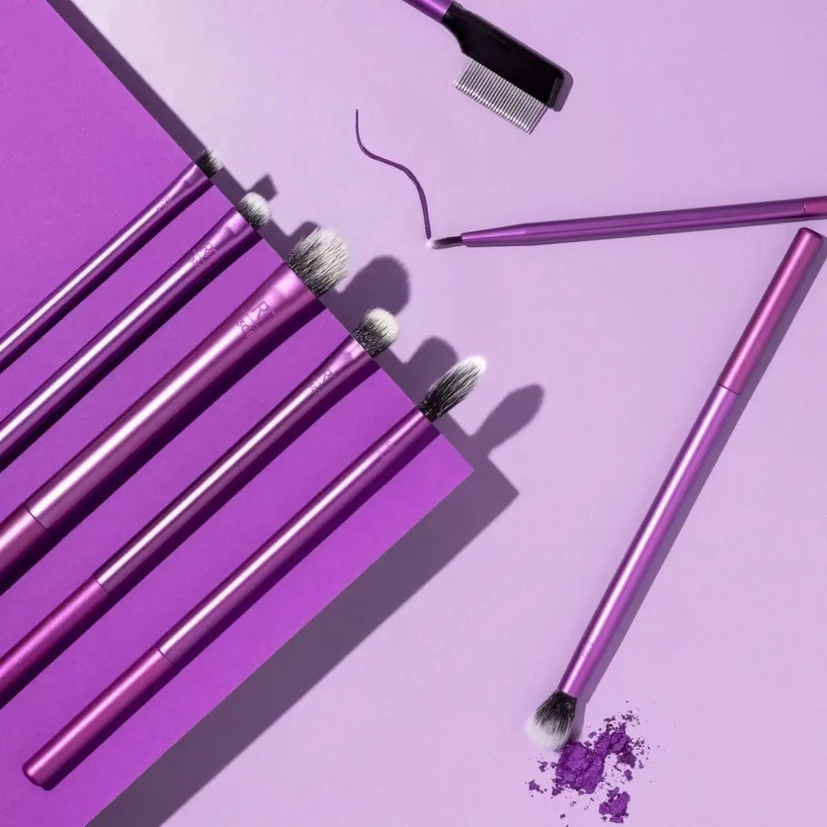 8pcs/Set Eye Makeup Brushes Soft Synthetic Hair Makeup Tool Kit Suitable for Beginners