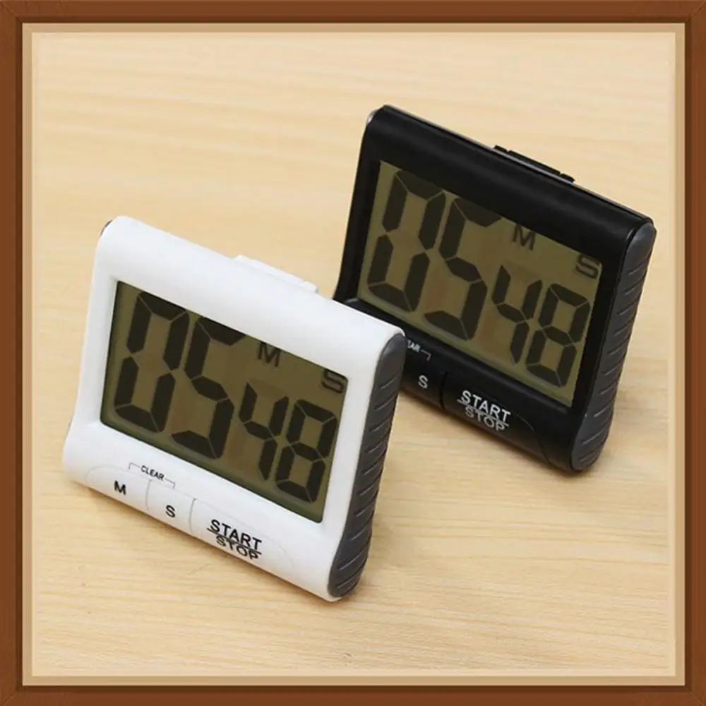 Alarm Clock Digital Screen Quare Cooking Count Up Countdown Timing High Quality For Kitchen House Kitchen Accessory Durable