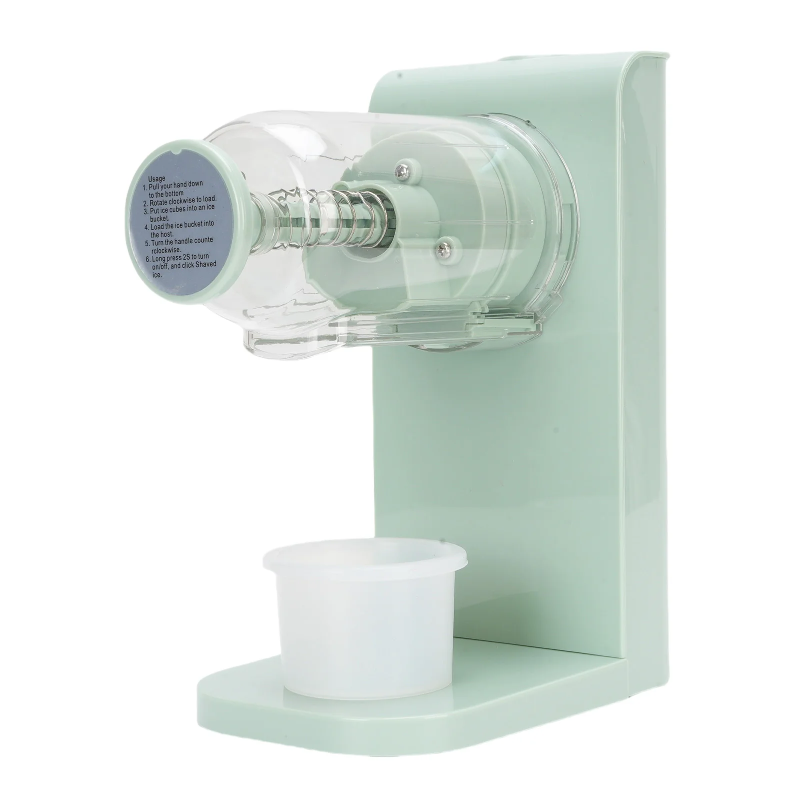 آلة مخروط الثلج 13000гpm صانع الثلج الكهربائي القابل لإعادة الشحن عالي الكفاءة للاستخدام المنزلي التجاري