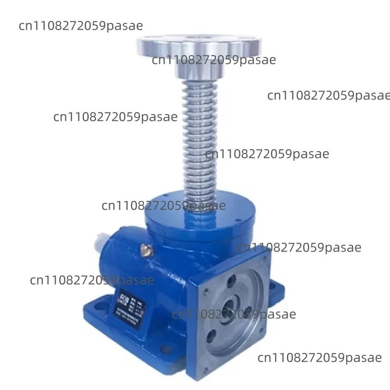 SWL hand operated electric turbine worm screw elevator
