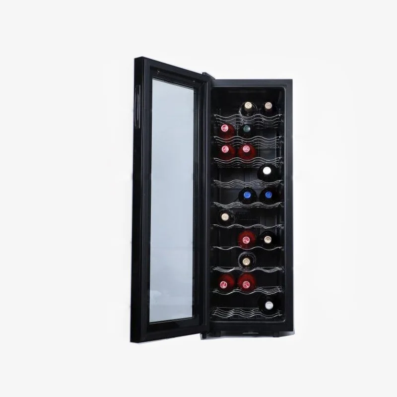 Private Brand Freestanding Wine Cellar Beverage Cooler With Glass Door Outdoor Electrical Cabinet Elegant Outdoor Refrigerator