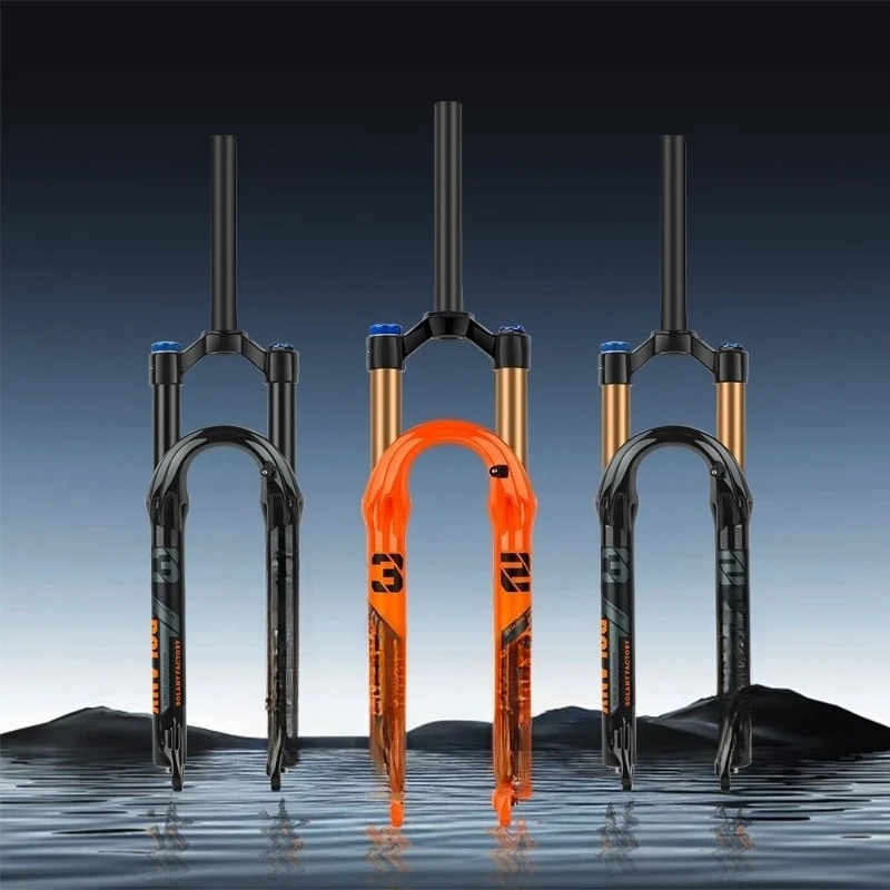 

Mountain bike damping tortoise and rabbit adjustment shock absorption air pressure 26/27.5/29 inch disc brake air fork