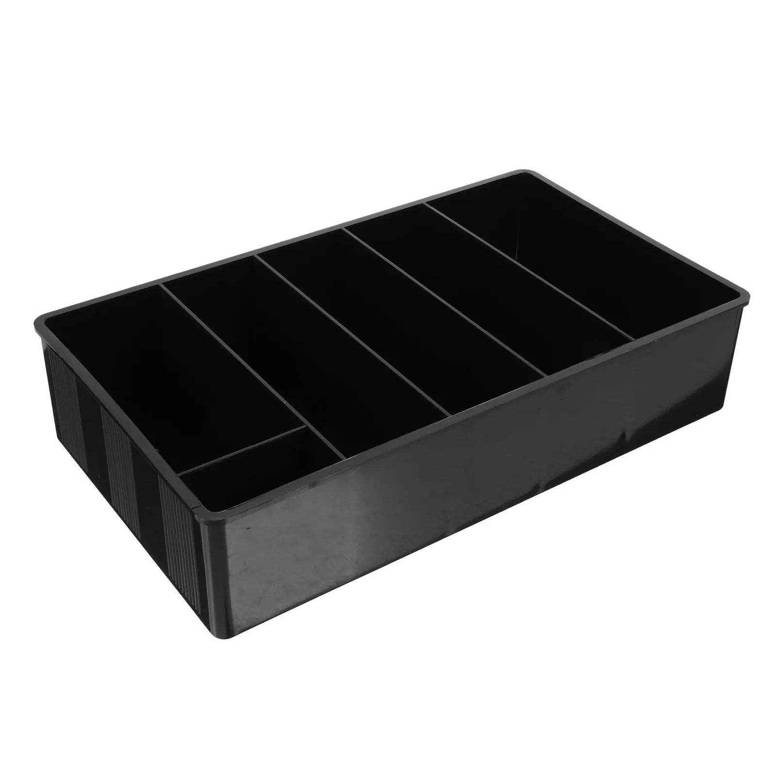 

Sturdy Multi Functional Money Tray for Cash Checks Cards Storage Stand with 4 Coin 5 Bill Compartments Ideal for Retail Shops