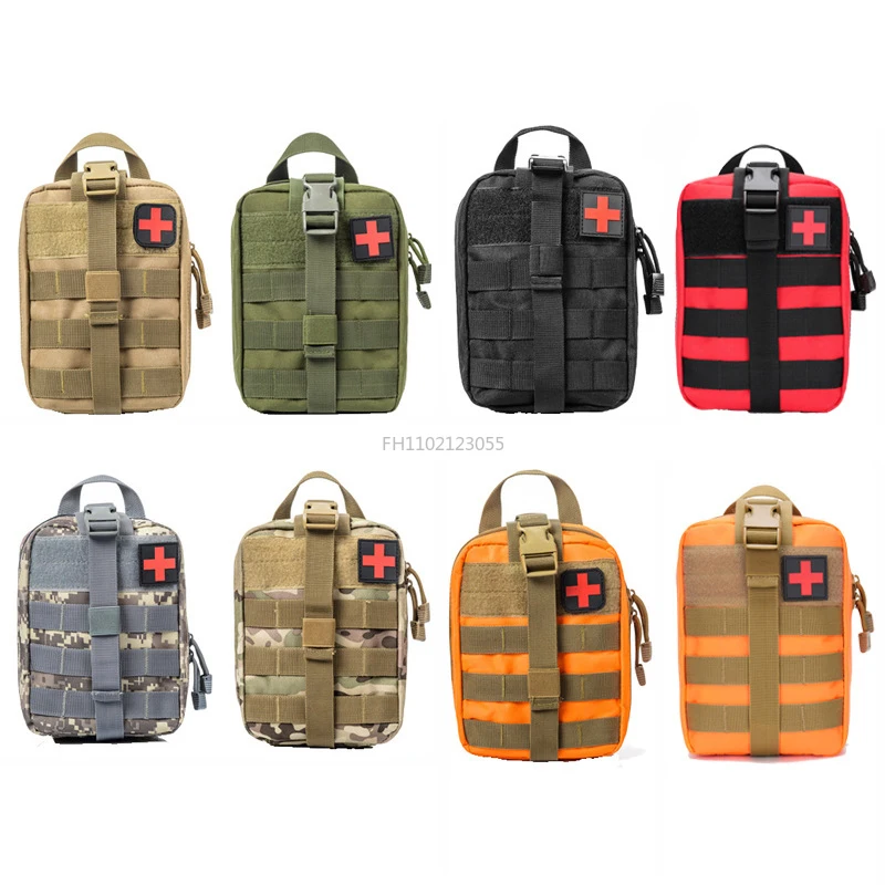 Outdoor First Aid Kit Tactical Molle Medical Bag EDC Waist Pack Hunting Camping Climbing Emergency Survival Bag Travel Organizer