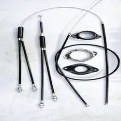 BMX Gyro Brake Cables Complete Set Front Rear Upper Lower Spinner Rotor BMX bike Gyro System Brake Cables Full Set