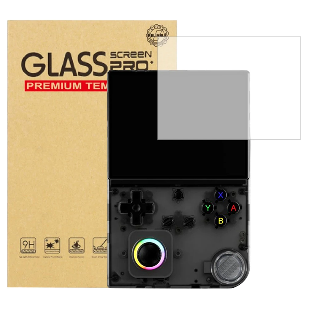Screen Tempered Film 9H Hardness HD Anti-Scrach Tempered Glass Protective Film for RG40XXV Handheld Video Games Console