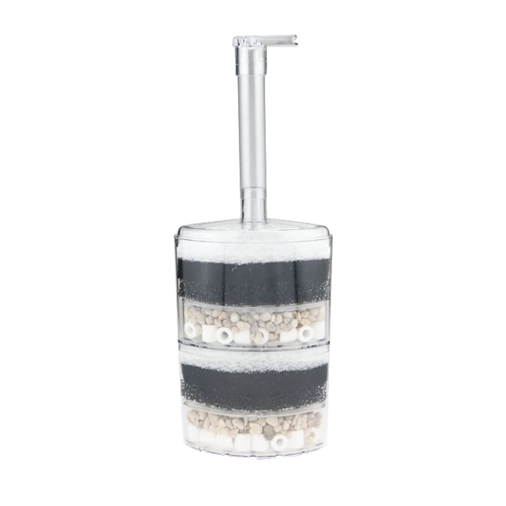 

Xy-2010 Aquarium Corner Filter Fish Tank Multilayer Sponge Biochemical Mechanical Filtration Adjustable Outlet Quiet For Small