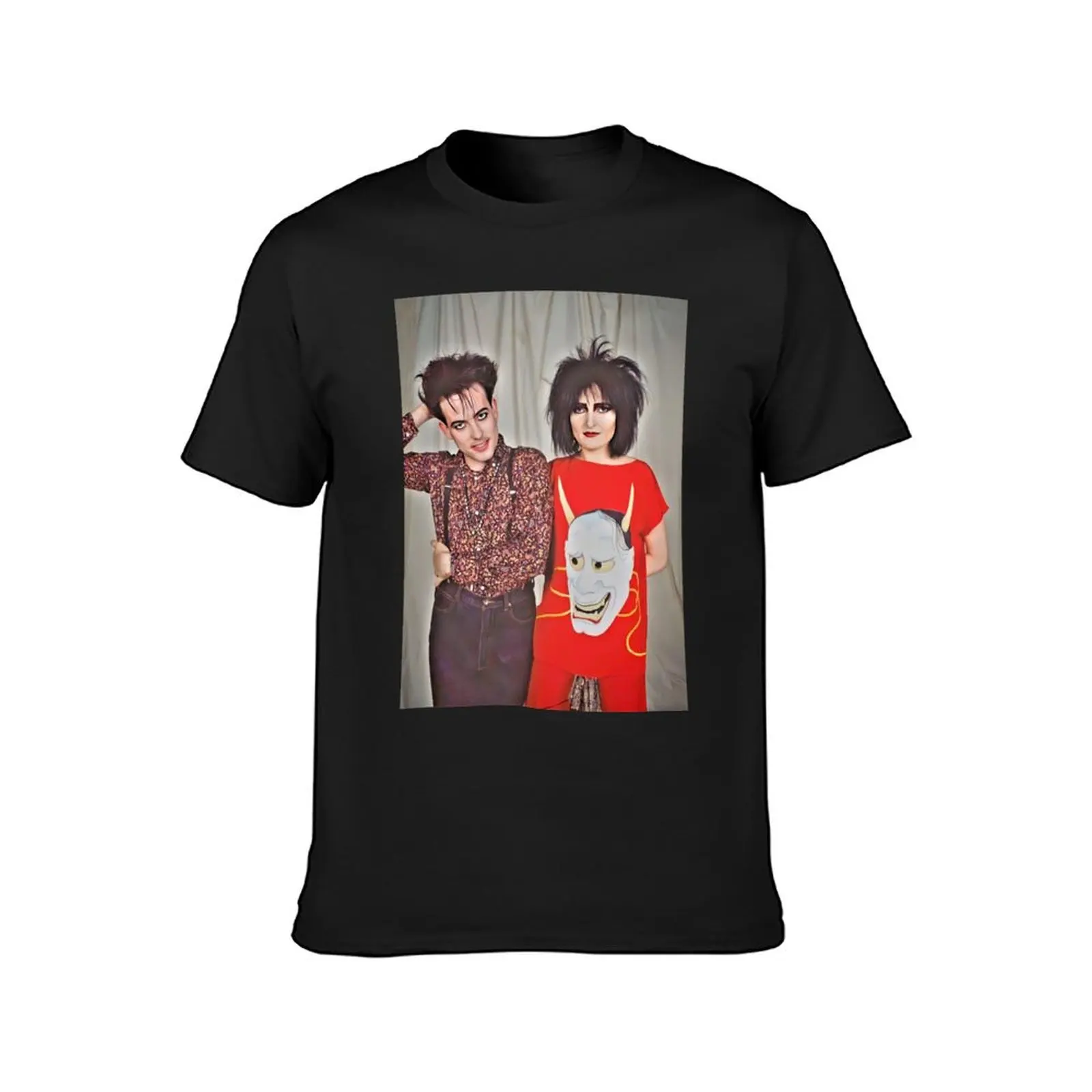 PhotoGrap ART Robert smith and siouxsie sioux T-Shirt customizeds vintage Short sleeve tee summer top funny t shirts for men