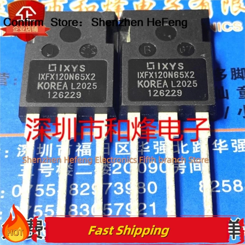

10PCS/LOT IXFX120N65X2 MOSTO-247 120A 650V Transistors Quality