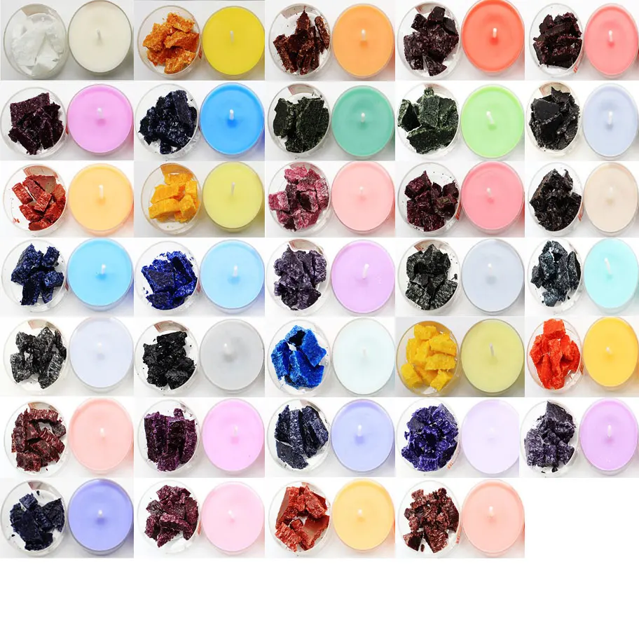 34 Dye Colors Of Wax Candle Wax Dye Great Choice Of Colors Candle Dye Chips Wax Flakes DIY Soy Candle Making Kit Supplies