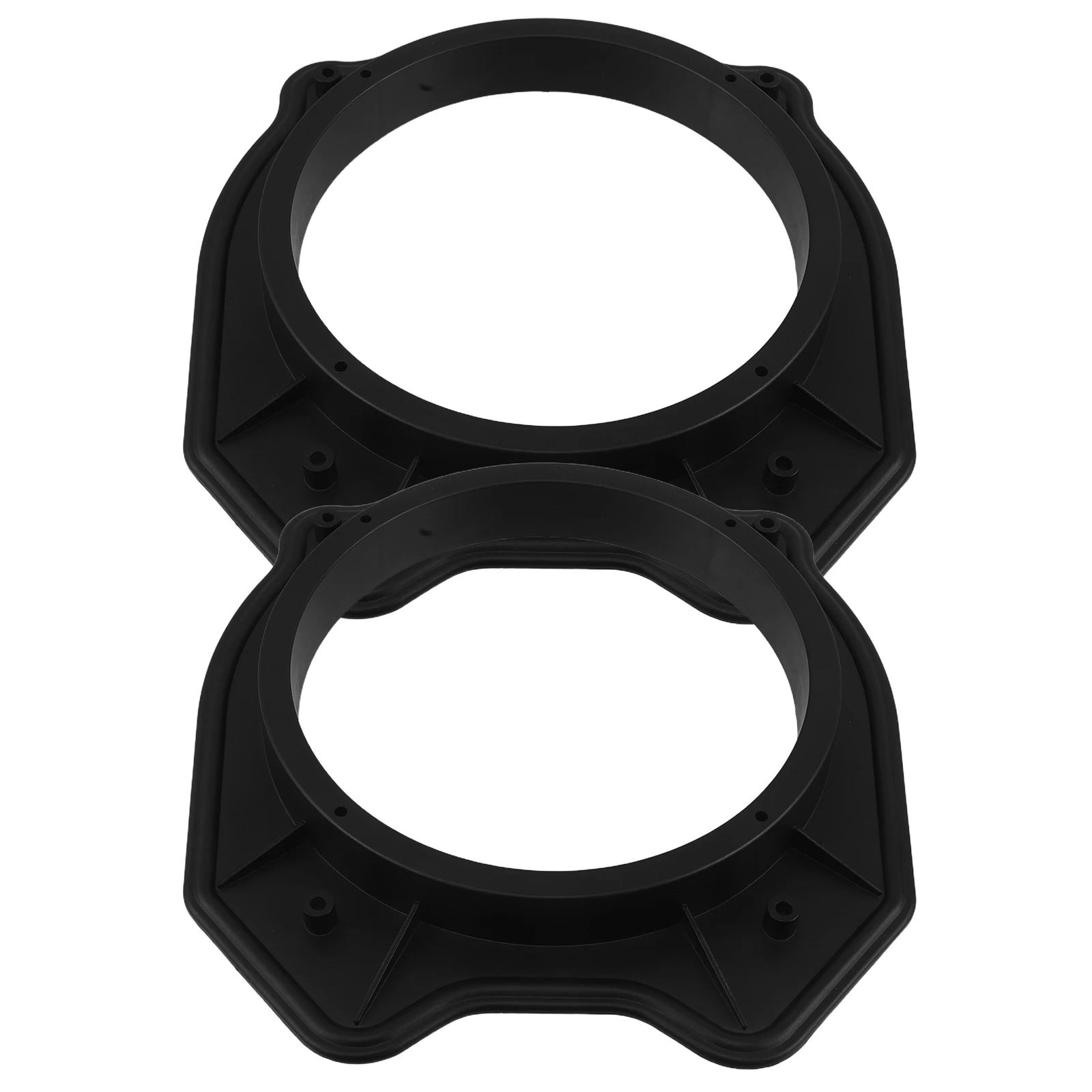 

2 pcs Spacer Rings Black Solid Plastic Universal Mounting Gasket Vibration Reduction For Tweeter Subwoofer Auto Audio System