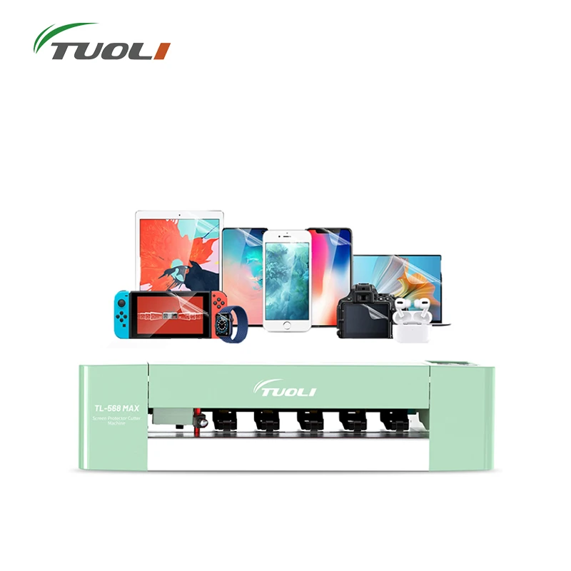 TUOLI TL568Max TPU Universal Back Smart Hydrogel Film PVC Skin Plotter Screen Protector Cutting Machine