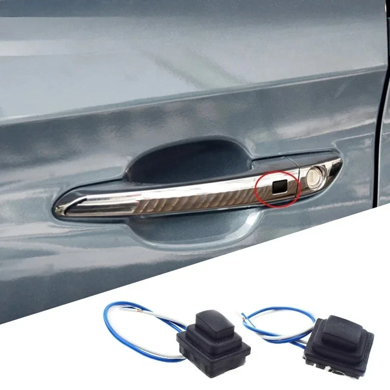 1 Paar intelligenter Türgriff mit kleinem Knopf 82661-D3710 82651-D3710 für Hyundai Tucson 2016-2020, Außengriff-Schalterteile