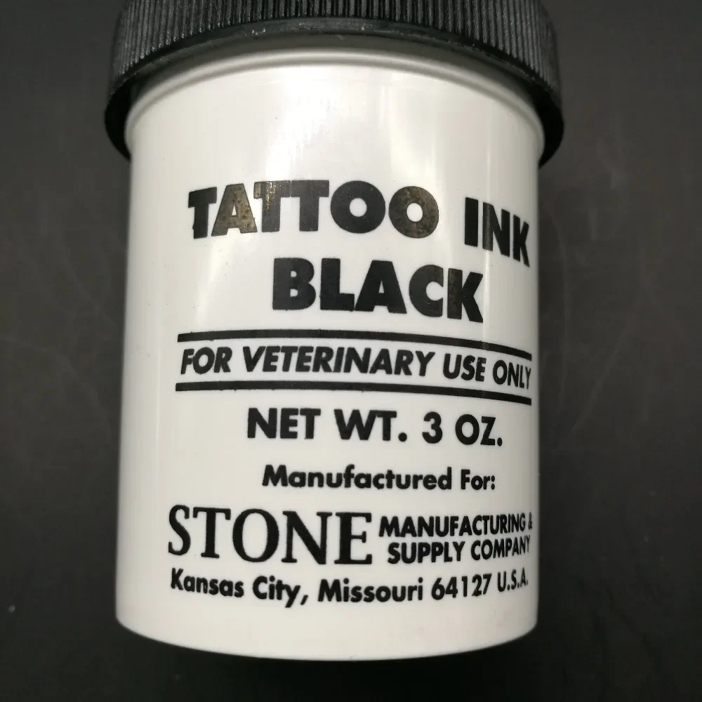 A Imported Black Tattoo Ink For Animal Ear Forceps Pig Sheep Poultry Marking
