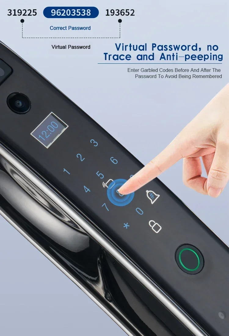 Facial Recognition Fingerprint Smart Door Lock