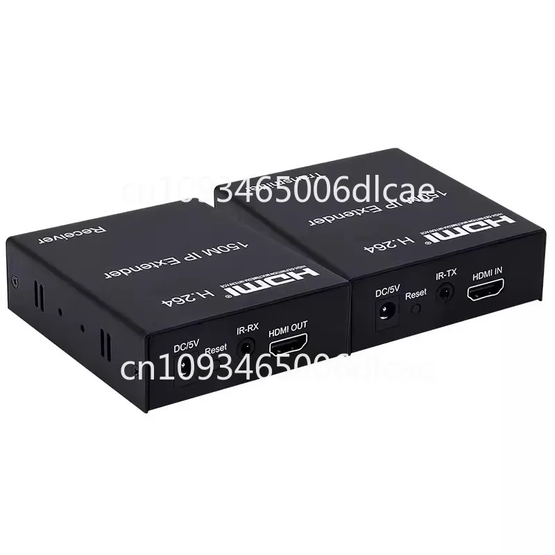 1080P high definition HDMI extender 150 meters support switch IP LAN one send multiple receive network transmitter