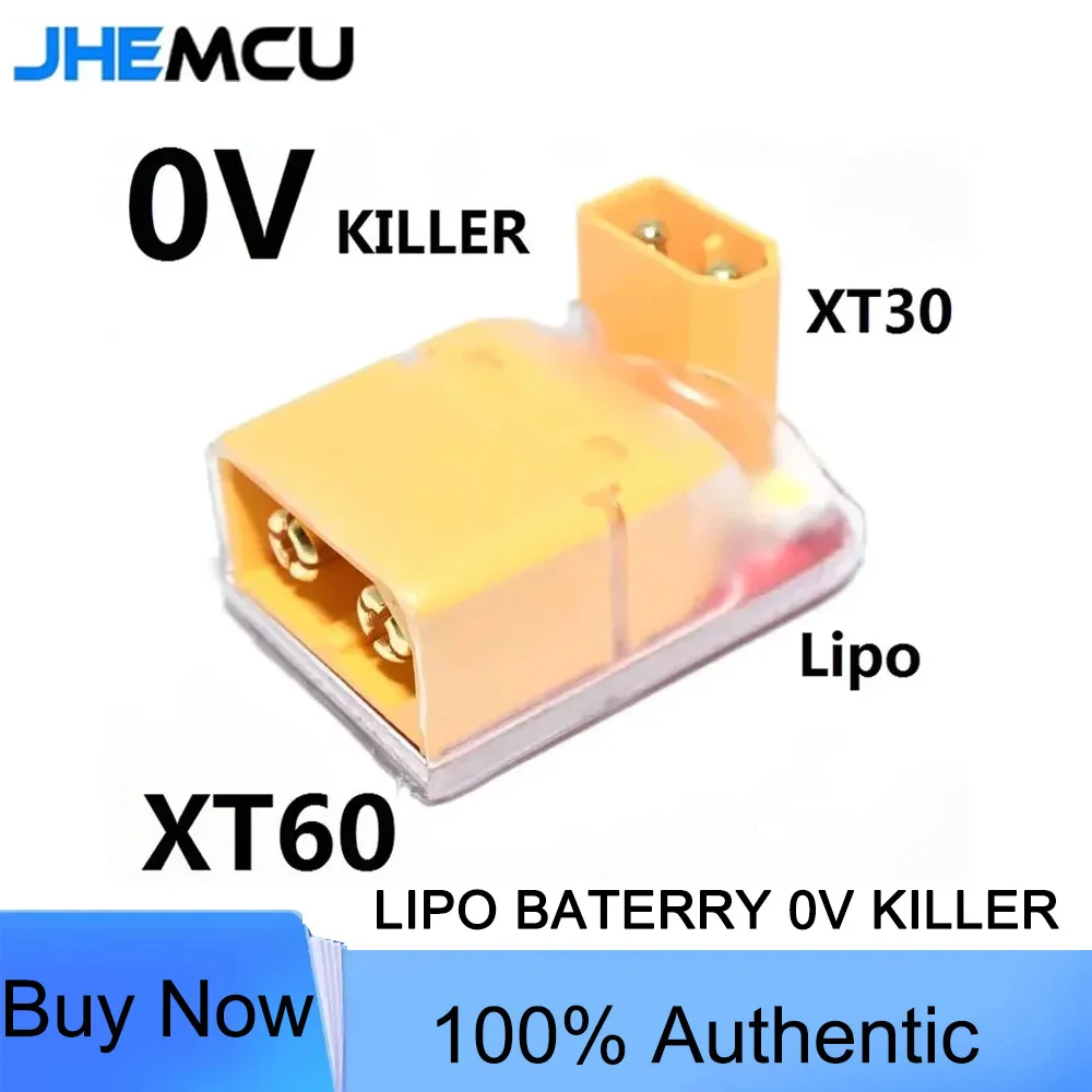 RC LIPO Battery 0V Killer LIPO Killer XT30 XT60 Male Plug Discharger 26X16X18mm for RC Model FPV Drone Vehicle Car Boat Battery