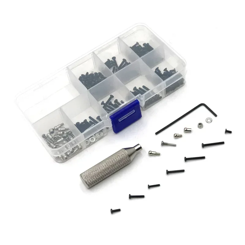 para WLtoys 284131   K969 K979 K989 K999 P929 P939 RC Car Upgrade Screw Tool Box, também pode ser usado para peças modificadas