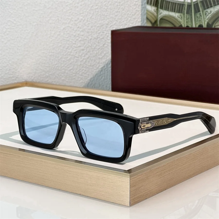 JMM BELVEDERE Ontwerp Luxe Merk Mannen Zonnebril Vrouwen Dikke Acetaat Stijl Trendy Ovale UV400 Outdoor Trendy Mode Brillen - afbeelding 2