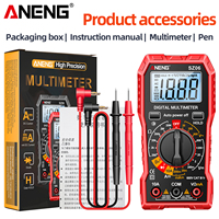 ANENG SZ06 Smart Digital Multimeter 2000 Count 600V AC/DC Voltage Meter 10A DC Current Ohm Resistance Diode Measuring Test Tools