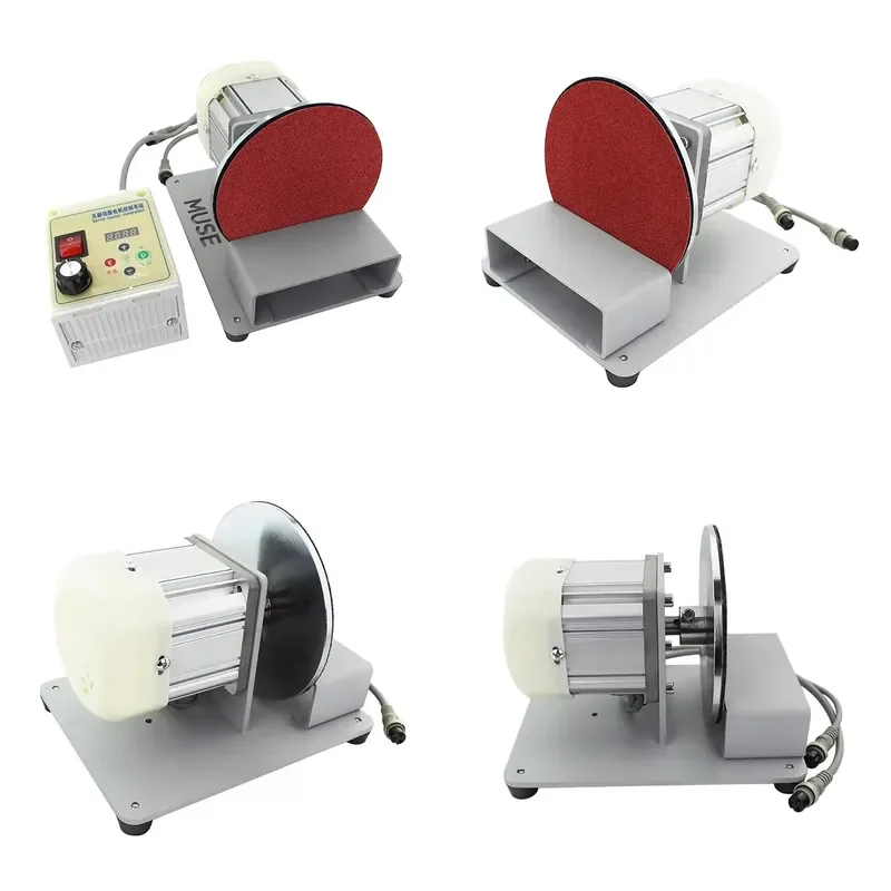 550W Pneumatic Disc Sander Grinder 220V 7000RPM Industrial Sanding Polishing Machine with Controller for Metal Wood Surface
