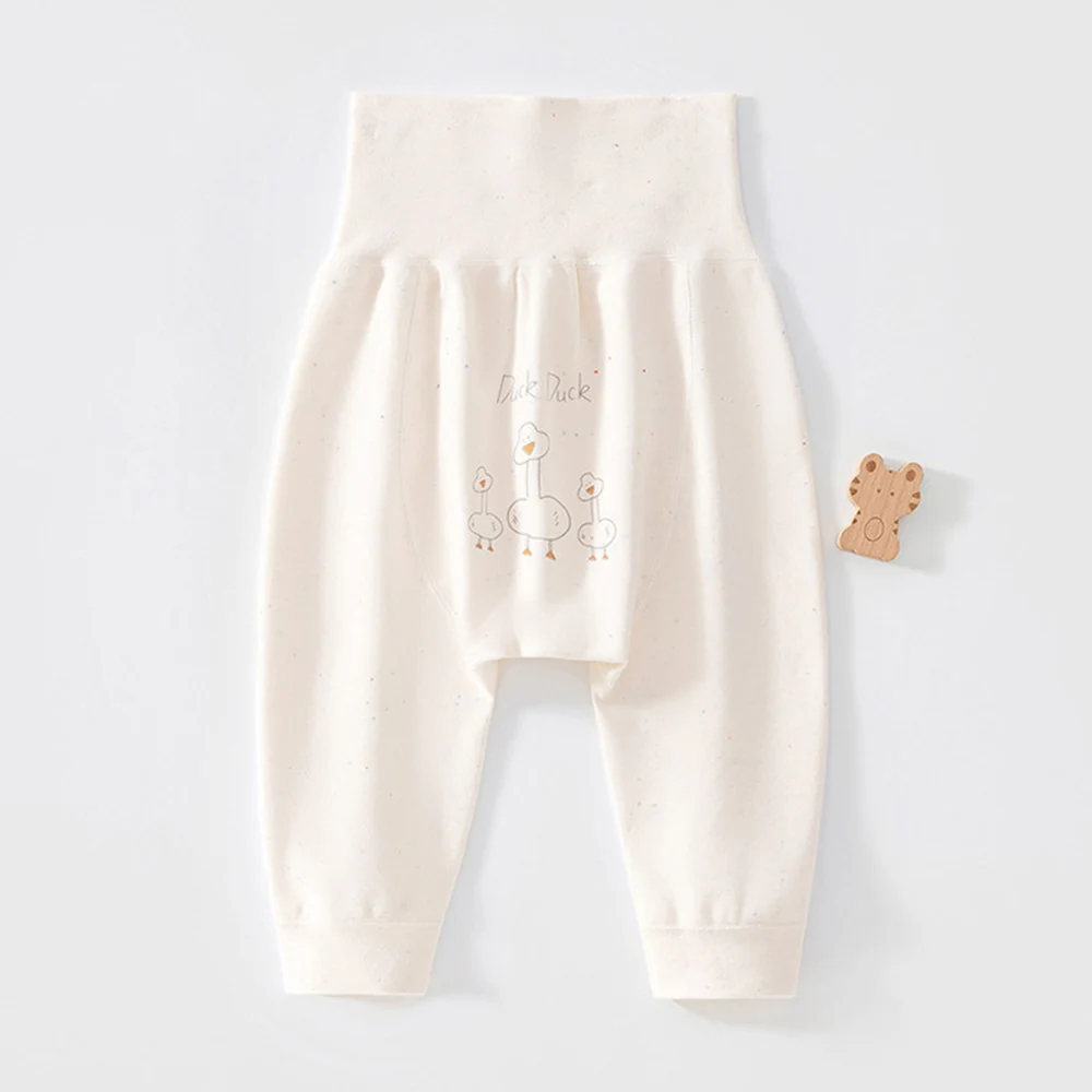 Baby Girl Pants Cotton Casual Loose Big PP Spring Autumn Infant Boutique Clothing Cute Animal Print Baby Boy Pants