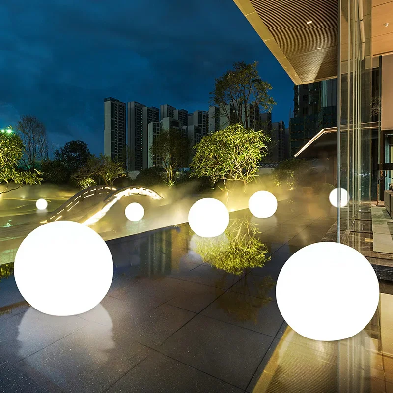 ANITA Modern Floating Ball Landscape Lamp Creative Outdoors Pool Light LED Remote Control Waterproof IP65 for Hotel Garden