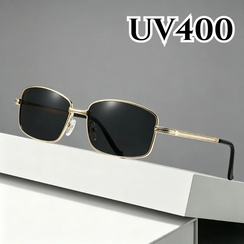 

Square-Frame High-Definition Polarized Sunglasses for Men Outdoor Travel UV-Protective Eyewear Classic Driving Shades UV400