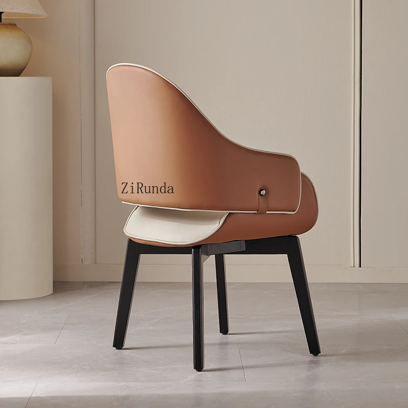 مسند ذراع من خشب الرماد، كرسي طعام عالي الظهر، كرسي غرفة الطعام المنزلي