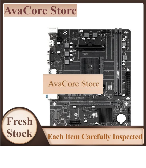 AvaCoreB450M Classic B550 Yanlong Main Board Supports 3500 4500 5600 Processor High Speed M.2 New