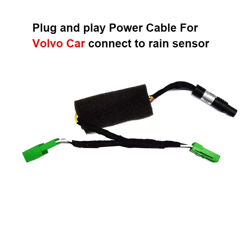 

Plug and Play Rain Sensor Power Cable for Wifi Car DVR Dash Cam Recorder for Volvo XC60 XC90 XC40 S60 S90 V60 V90 V70 V40