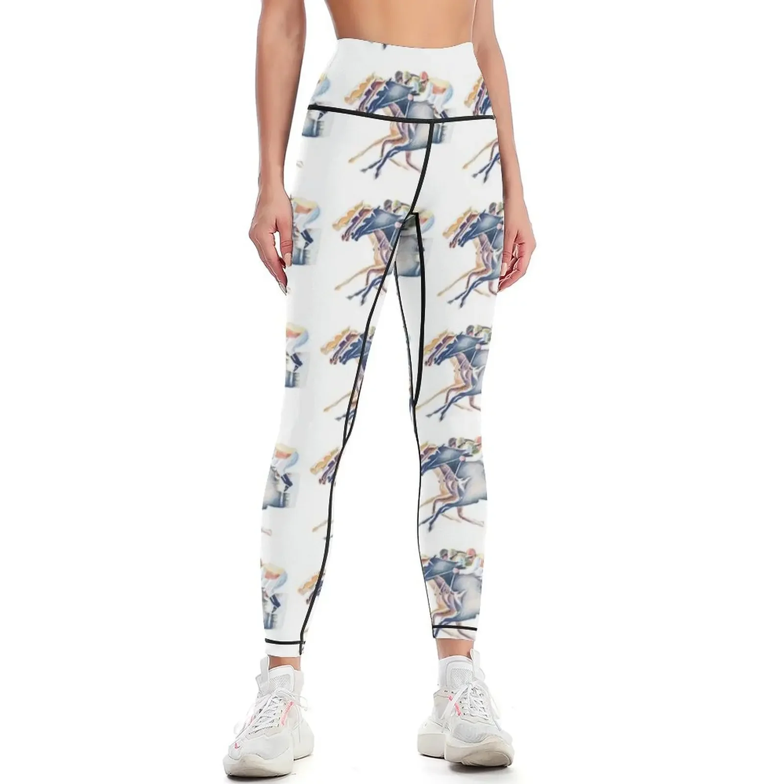 

Horse race Leggings Sweatpants for fitness sport set for girls Womens Leggings