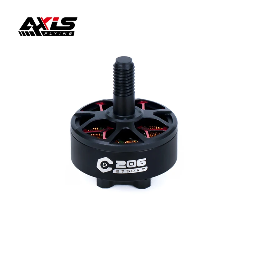 

AXISFLYING C206 2006 2750KV FPV Бесщеточный двигатель 6S Lipo 2,5 мм вал 12N14P для RC FPV MANTA3.6 FPV дроны DIY части