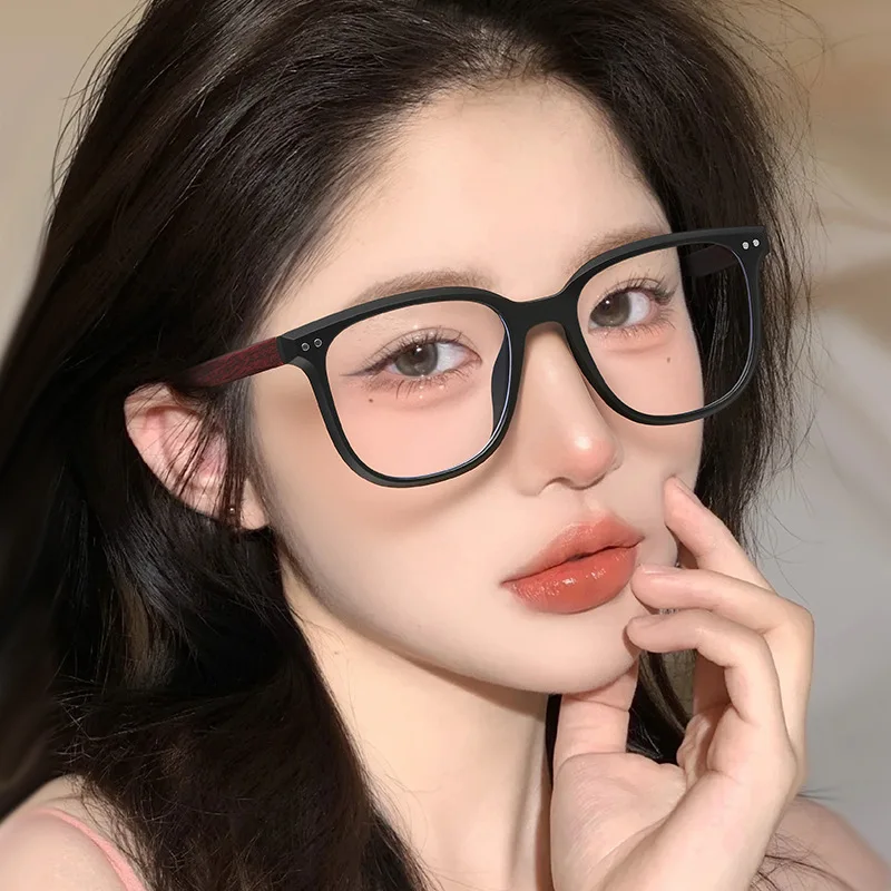 Cat'S Eye Anti Blue Light Glasses For Women Trendy Senior Sense Be All-Match Pc Glasses Frame Korean Version Flat Light Glasses