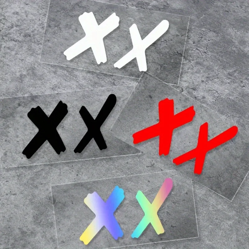 XX Graffiti Vinyl Stickers Waterproof Decals for Motorcycle Helmet Car Rearview Mirror Laptop Water Bottle Decor