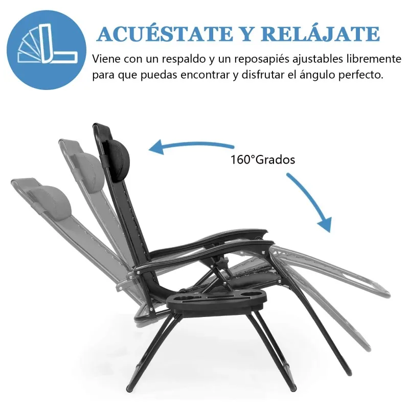 Heavy duty outdoor folding chair with carrying bag for adults camping beach garden