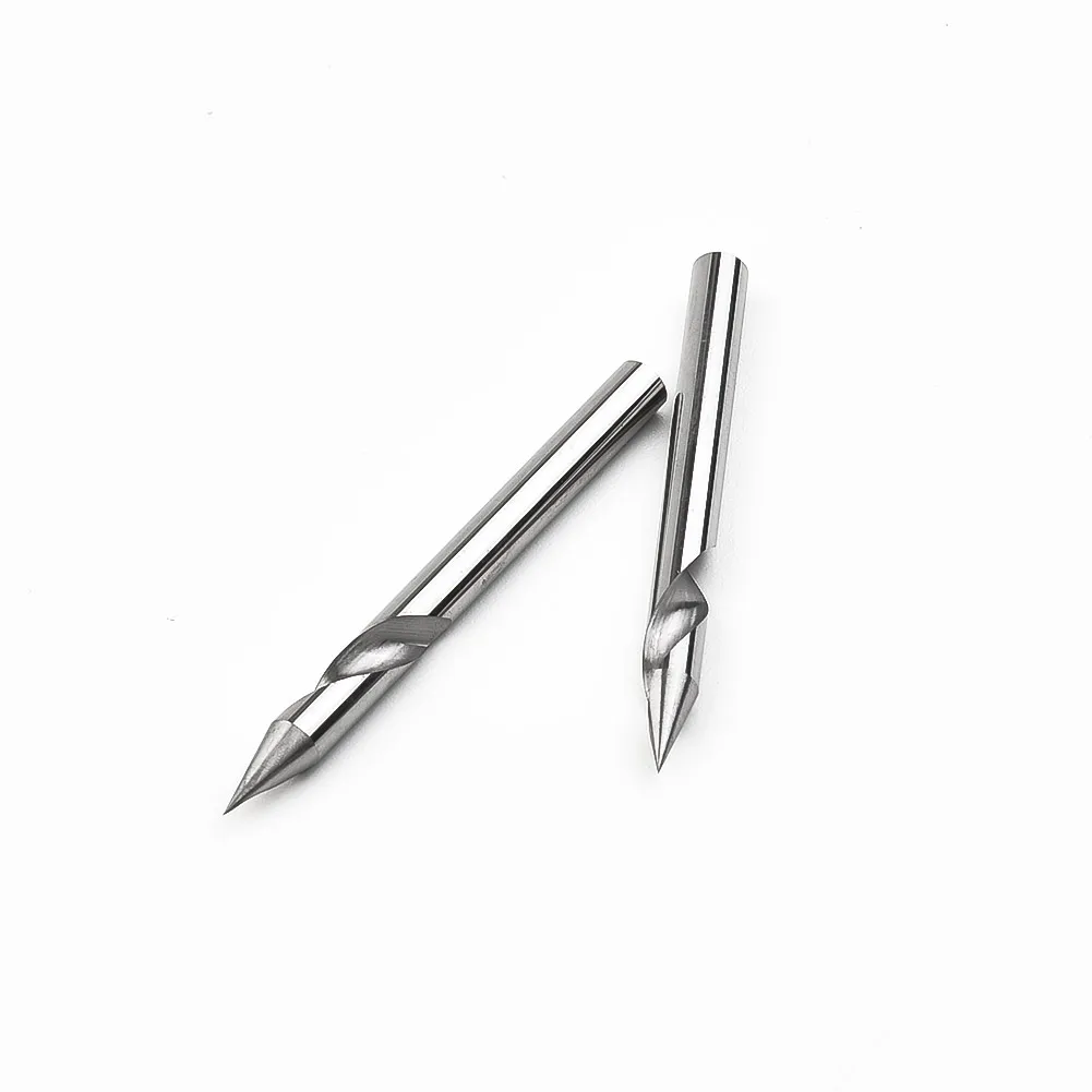 

Fashion Hot 5pcs Milling Cutter Bit PART Accessories Hot Sale Useful 1/8\\\" Shank 30° Angle 36mm Long Blade Carbide