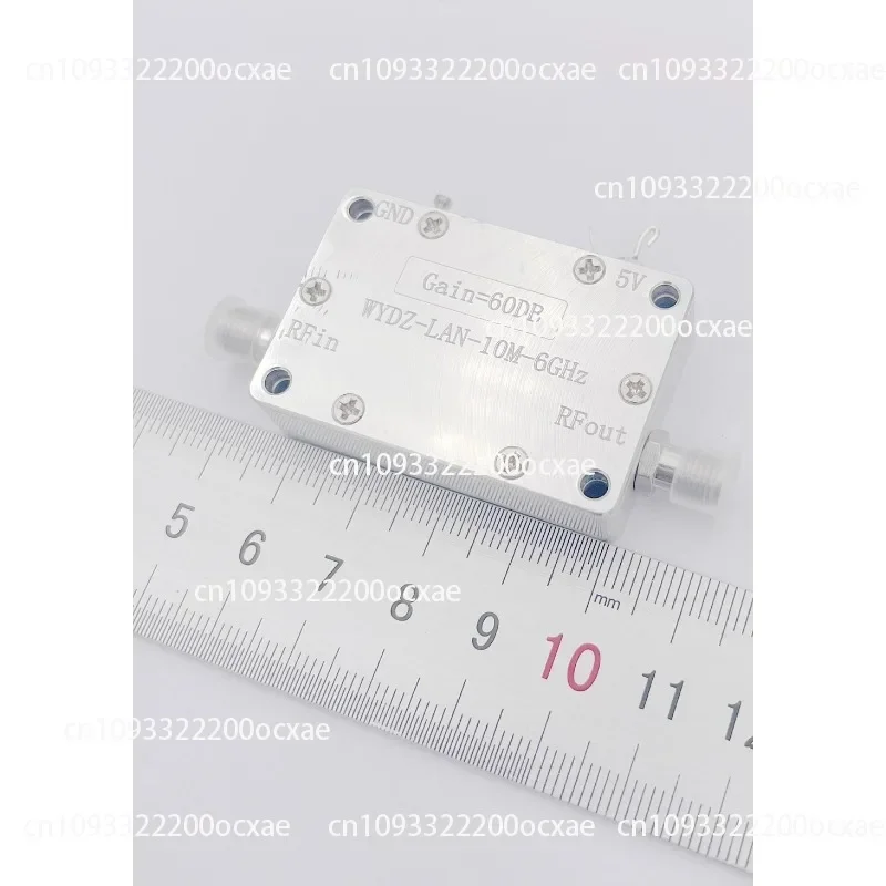 The RF Amplifier With A 10M-6GHz Gain Of 60DB Drives Or Receives RF Signals At The Front End