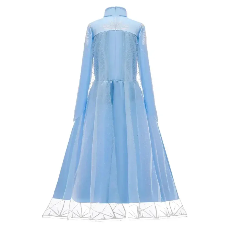 N72 Nuovo Halloween Elsa Dress Ragazze Elsa Costumi Regina Delle Nevi Elza Anna Principessa Festa Fantasia Abiti Bambini Abbigliamento Per Ragazze Set Ej-image